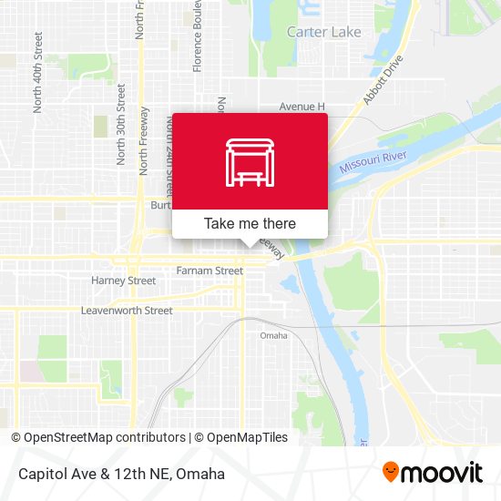 Capitol Ave & 12th NE map