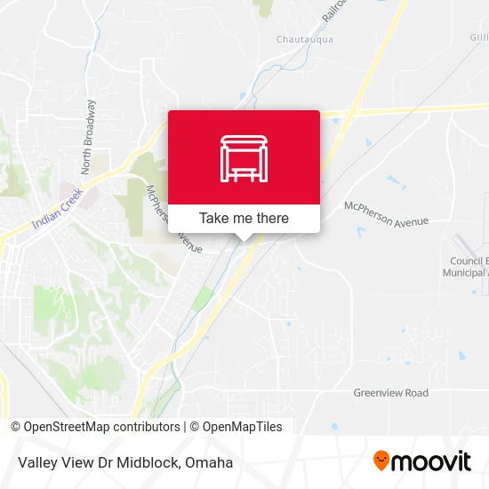 Valley View Dr Midblock map