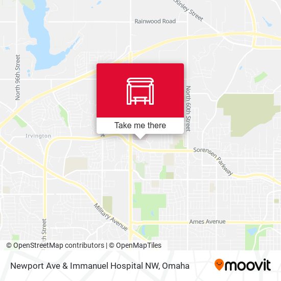 Mapa de Newport Ave & Immanuel Hospital NW