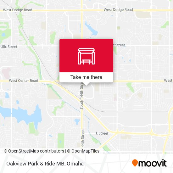 Oakview Park & Ride MB map