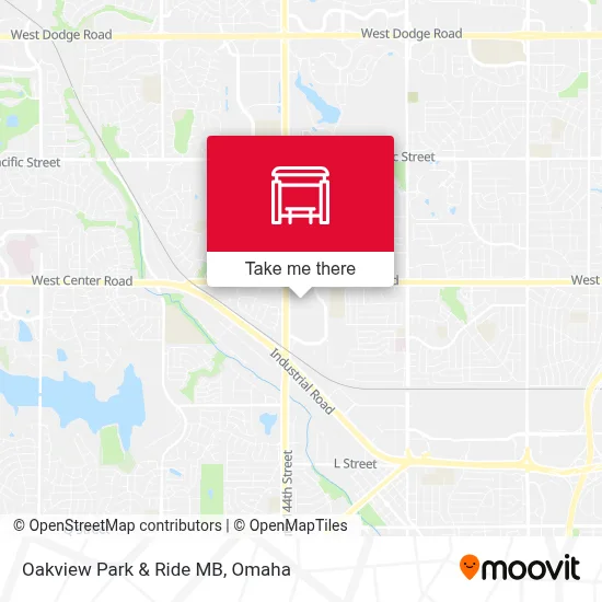 Oakview Park & Ride MB map