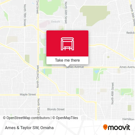 Ames & Taylor SW map