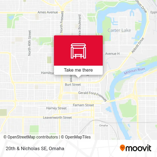 20th & Nicholas SE map