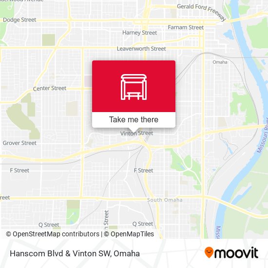 Hanscom Blvd & Vinton SW map