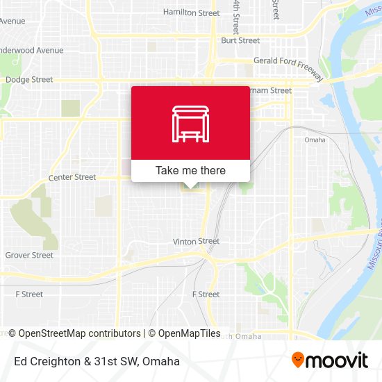 31st & Ed Creighton Ave SW map