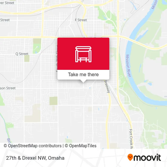 27th & Drexel NW map