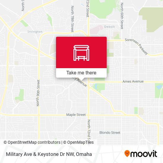 Military Ave & Keystone Dr NW map