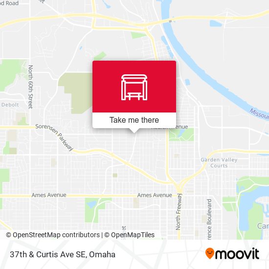 37th & Curtis Ave SE map