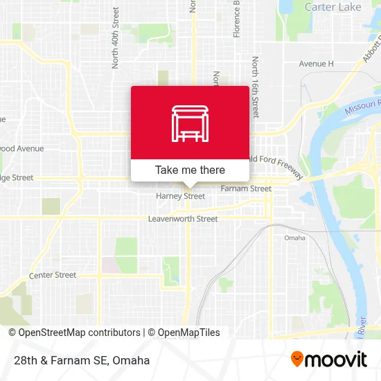 28th & Farnam SE map