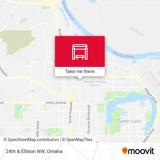 24th & Ellison NW map