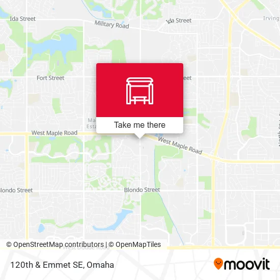 120th & Emmet SE map