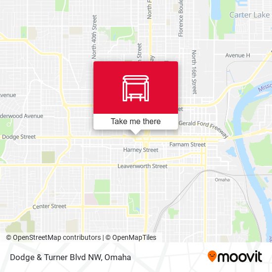 Dodge & Turner Blvd NW map