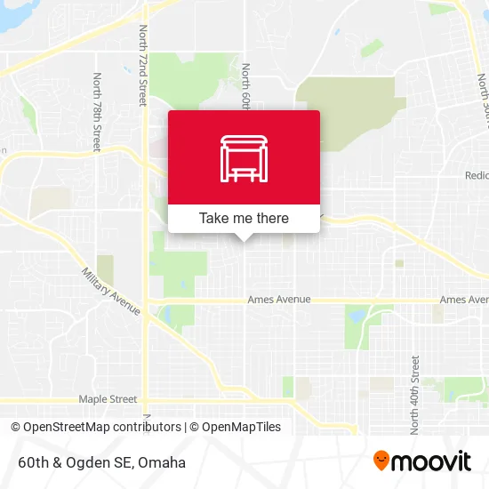 60th & Ogden SE map