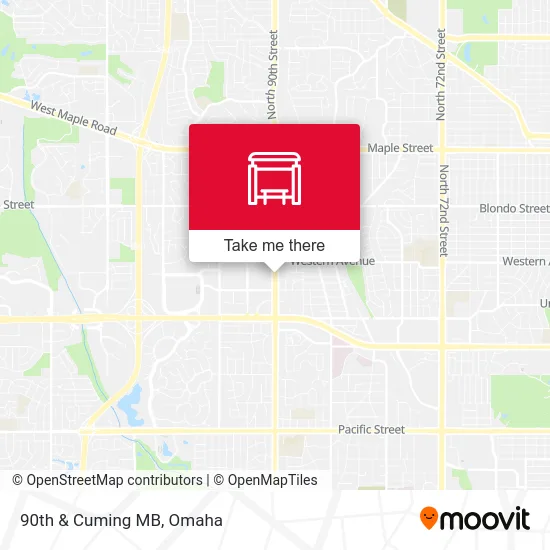 90th & Cuming MB map