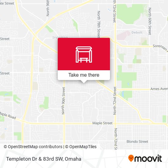 Templeton Dr & 83rd SW map