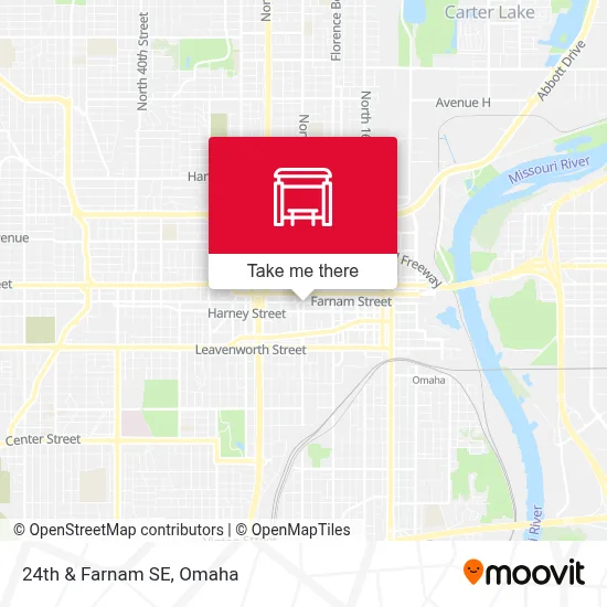24th & Farnam SE map