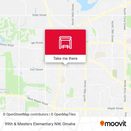 99th & Masters Elementary NW map