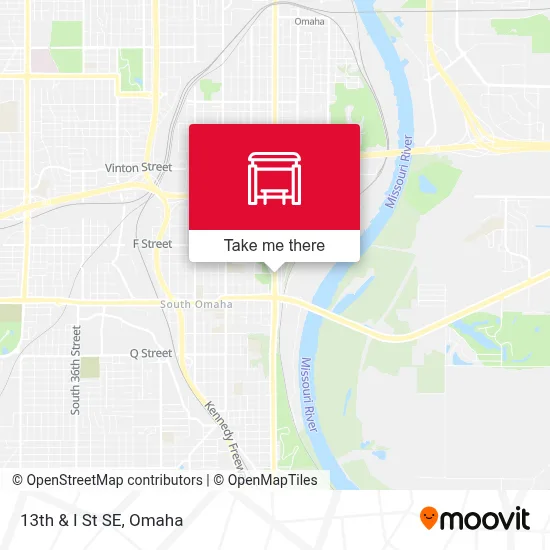 13th & I St SE map