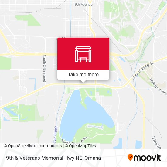 9th & Veterans Memorial Hwy NE map