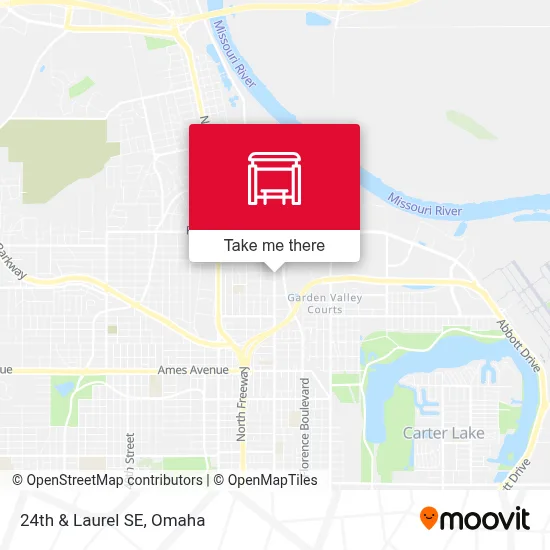 24th & Laurel SE map