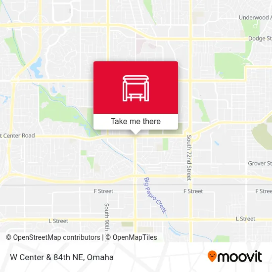 W Center & 84th NE map