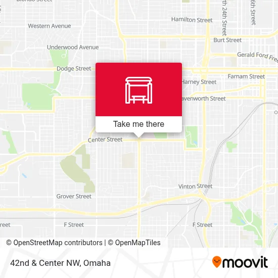 42nd & Center NW map