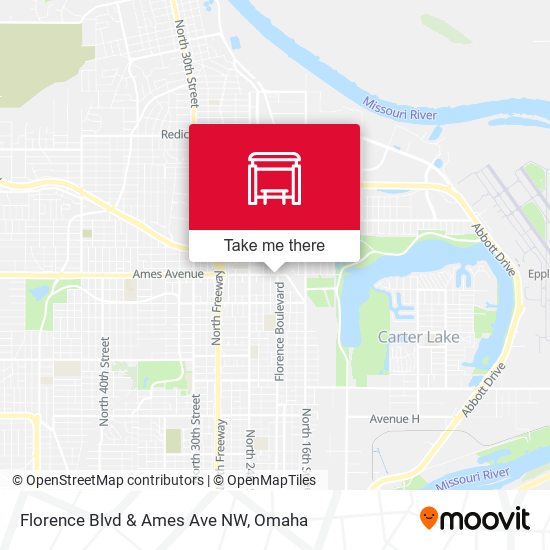 Ames & Florence Blvd NW map