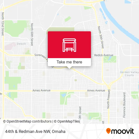 44th & Redman Ave NW map