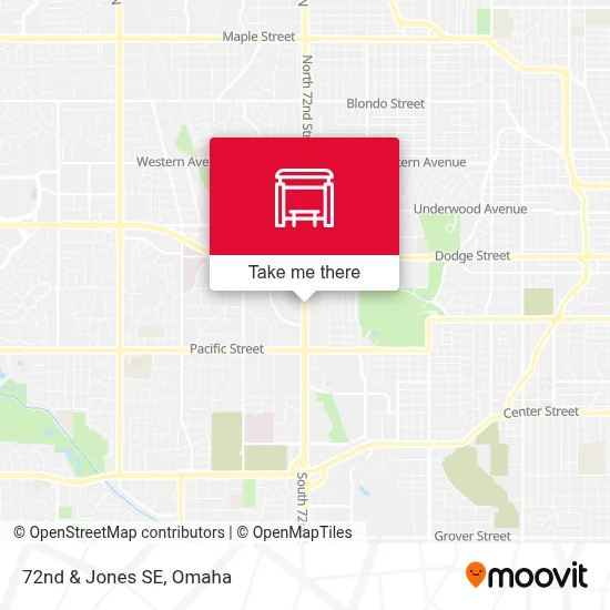 72nd & Jones SE map