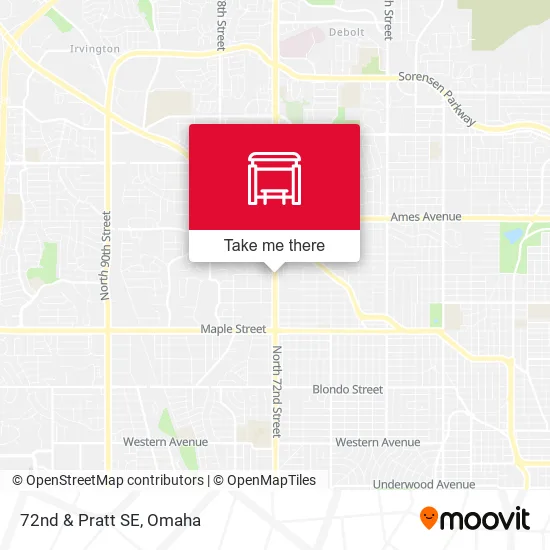 72nd & Pratt SE map