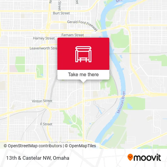 13th & Castelar NW map
