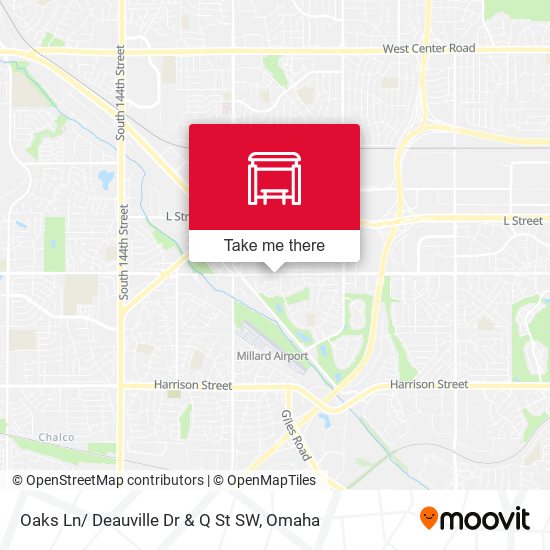 Mapa de Oaks Ln/ Deauville Dr & Q St SW