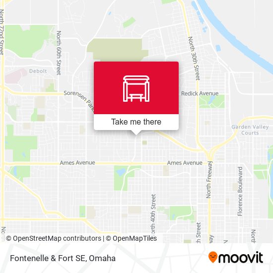 Fontenelle & Fort SE map