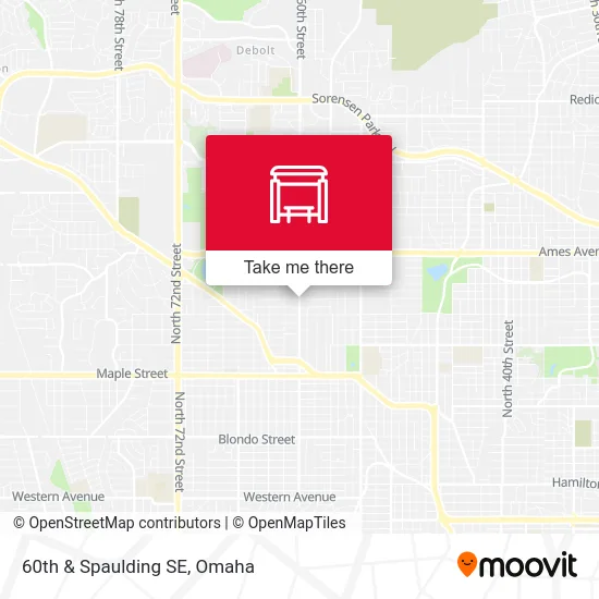 60th & Spaulding SE map