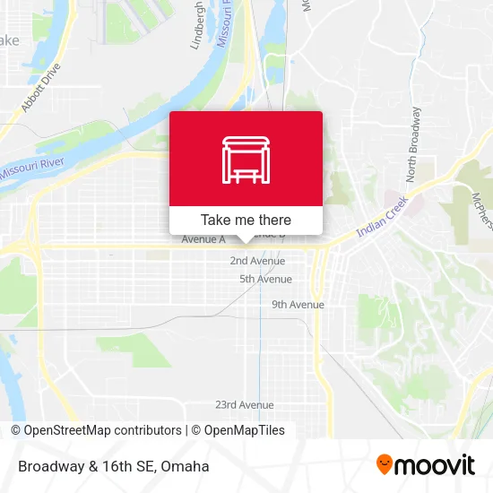 Broadway & 16th SE map