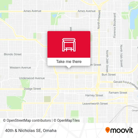 40th & Nicholas SE map