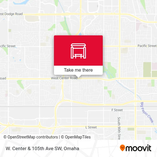 W. Center & 105th Ave SW map