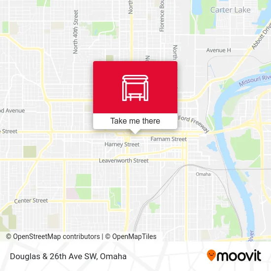 Douglas & 26th Ave SW map