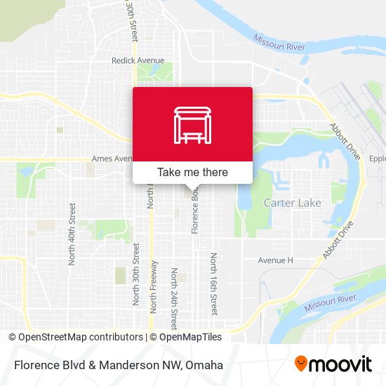 Florence Blvd & Manderson NW map