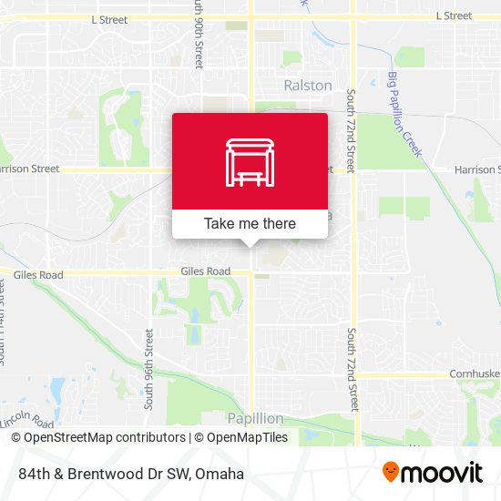 84th & Brentwood Dr SW map