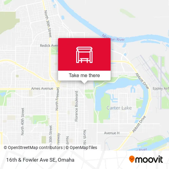 16th & Fowler Ave SE map