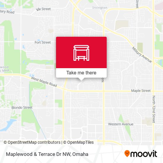 Maplewood & Terrace Dr NW map