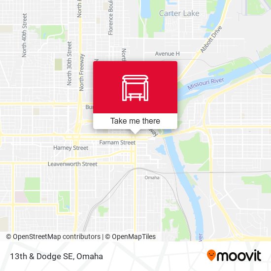 13th & Dodge SE map