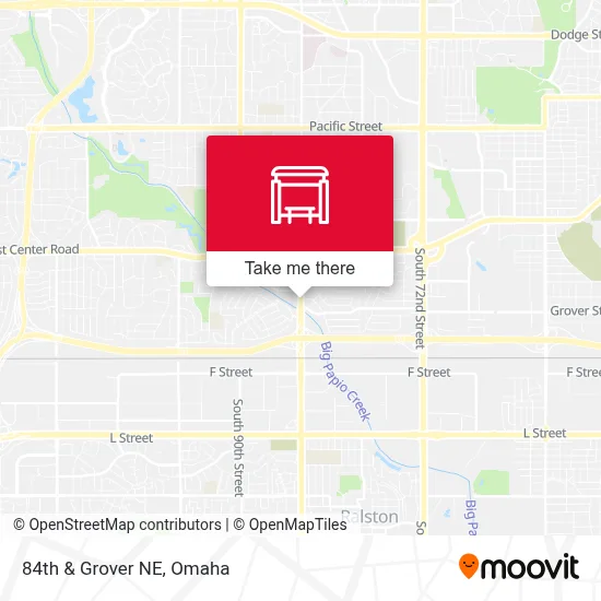 84th & Grover NE map