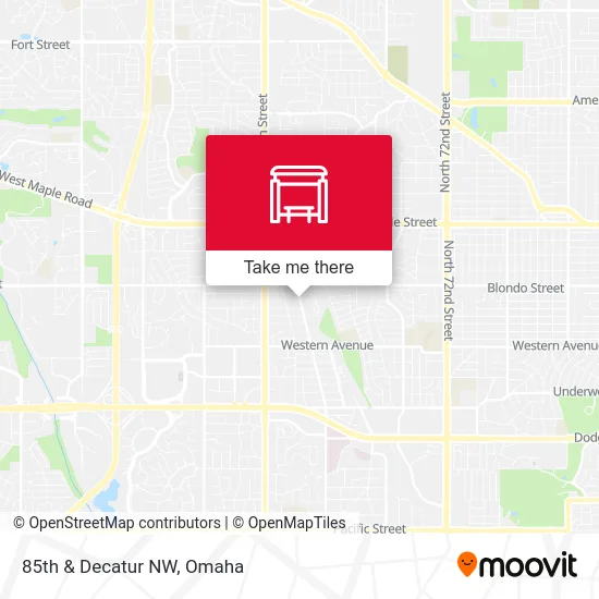 85th & Decatur NW map