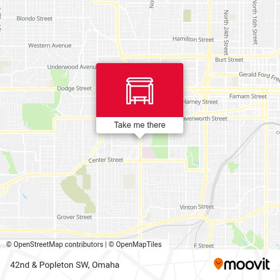 42nd & Popleton SW map