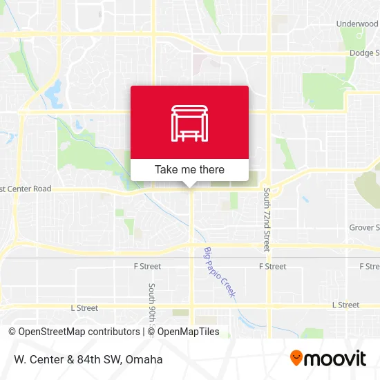 W. Center & 84th SW map