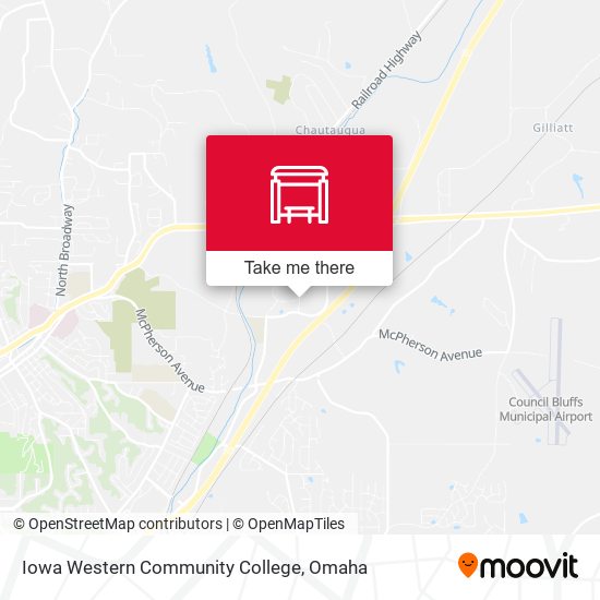 Mapa de Iowa Western Community College