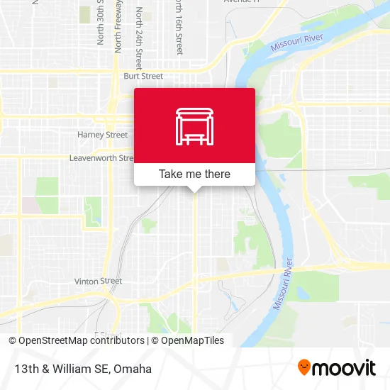13th & William SE map