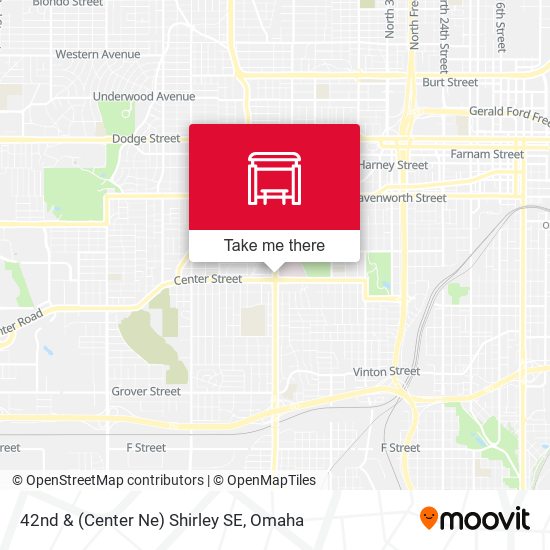 42nd & (Center Ne) Shirley SE map